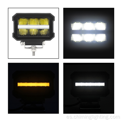 Camión fuera de carretera 12 Luces LED de 24 voltios Bar Luces de trabajo LED de manejo fuera de carretera Lámpara de trabajo LED